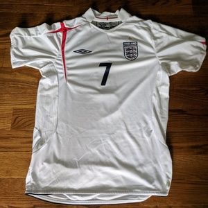 David Beckham England Umbro Jersey World Cup 2006